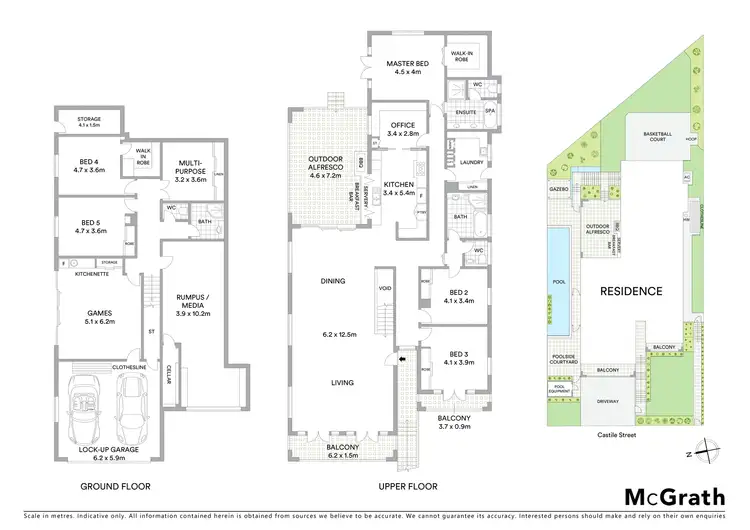 Floorplan of Homely house listing, 16 Castile Street, Indooroopilly QLD 4068