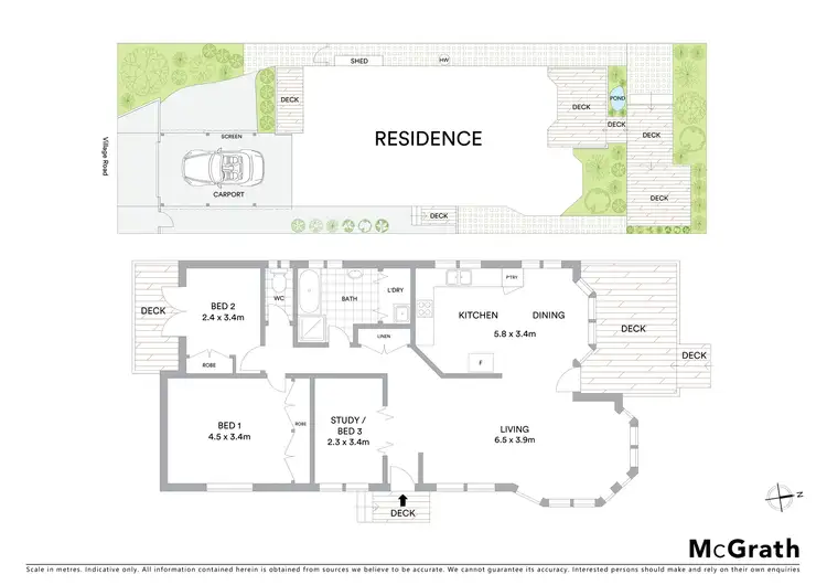 Floorplan of Homely house listing, 3 Village Road, Saratoga NSW 2251