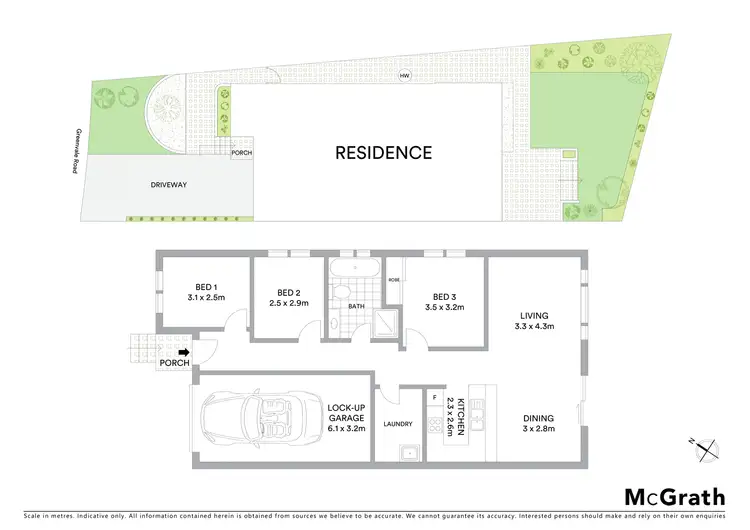 Floorplan of Homely semi-detached listing, 1/38 Greenvale Road, Green Point NSW 2251