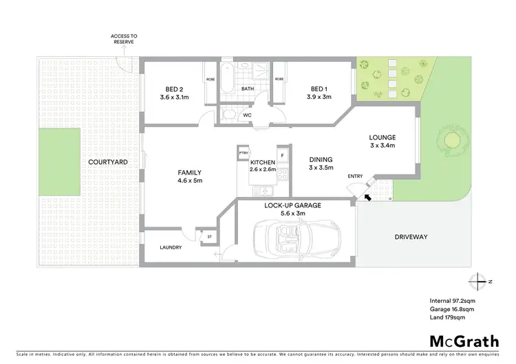 Floorplan of Homely unit listing, 4/20 Kenny Place, Queanbeyan NSW 2620