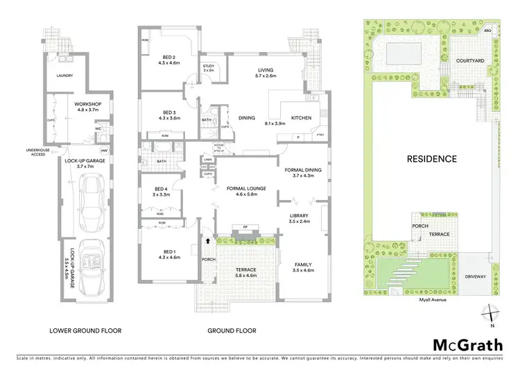 Floorplan of Homely house listing, 5 Myall Avenue, Vaucluse NSW 2030