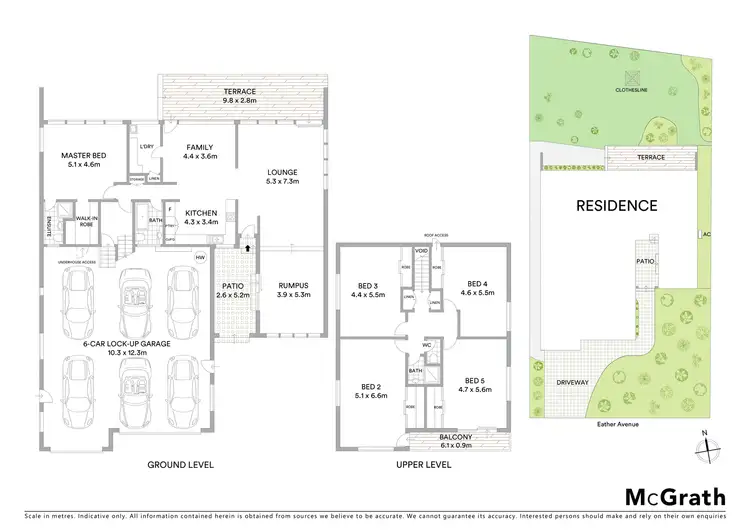 Floorplan of Homely house listing, 6 Eather Avenue, North Rocks NSW 2151