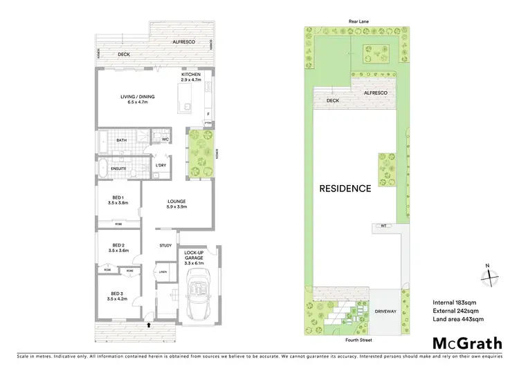 Floorplan of Homely house listing, 34 Fourth Street, Adamstown NSW 2289