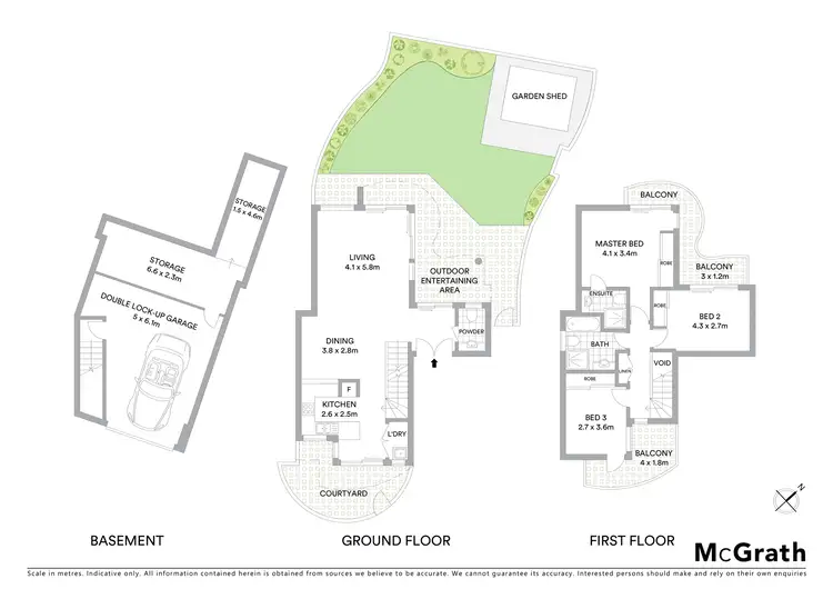 Floorplan of Homely townhouse listing, 3/29 Victoria Street, Malabar NSW 2036