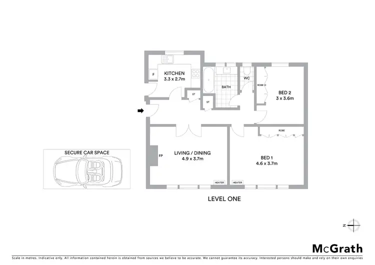 Floorplan of Homely apartment listing, 6/39A Balaclava Road, St Kilda East VIC 3183