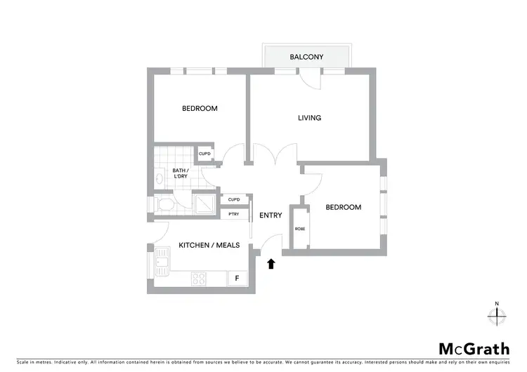 Floorplan of Homely apartment listing, 8/169 Glen Huntly Road, Elwood VIC 3184
