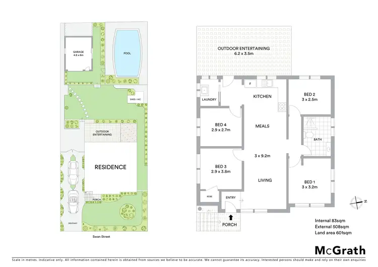 Floorplan of Homely house listing, 6 Swan Street, Kanwal NSW 2259