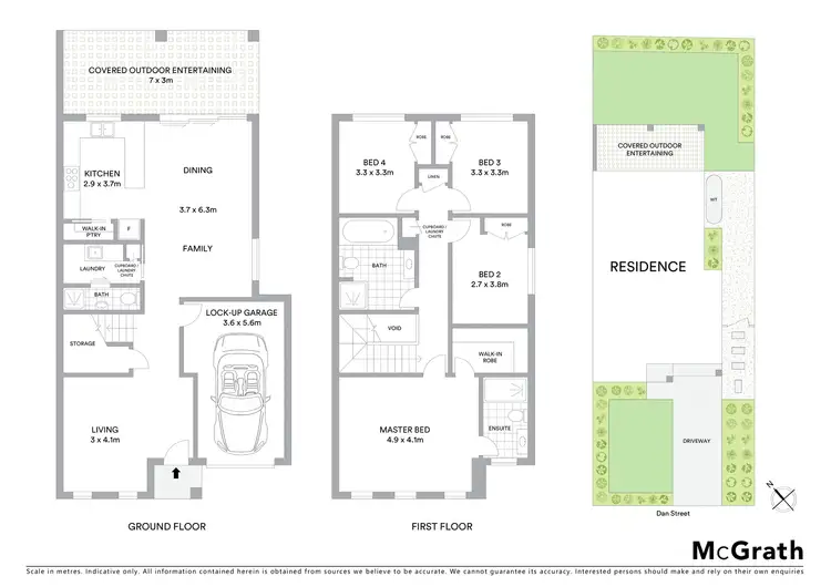 Floorplan of Homely semi-detached listing, 21A Dan Street, Marsfield NSW 2122