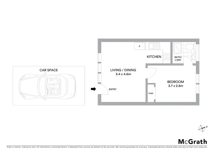 Floorplan of Homely apartment listing, 12/8 Robert Street, Elwood VIC 3184