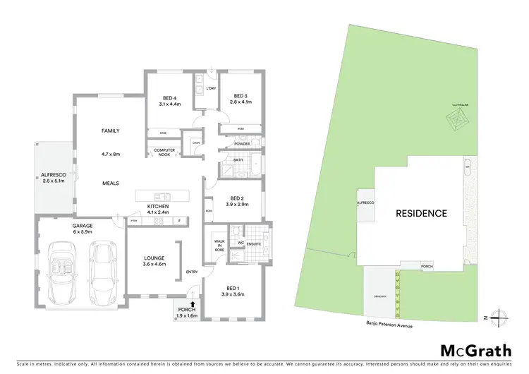 Floorplan of Homely house listing, 49 Banjo Paterson Avenue, Mudgee NSW 2850