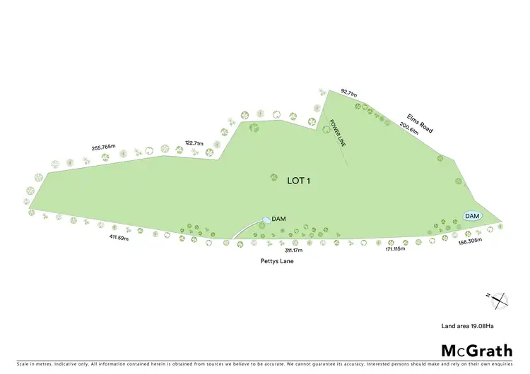 Floorplan of Homely land listing, Lot 1/621 Elms Road, Yass River NSW 2582