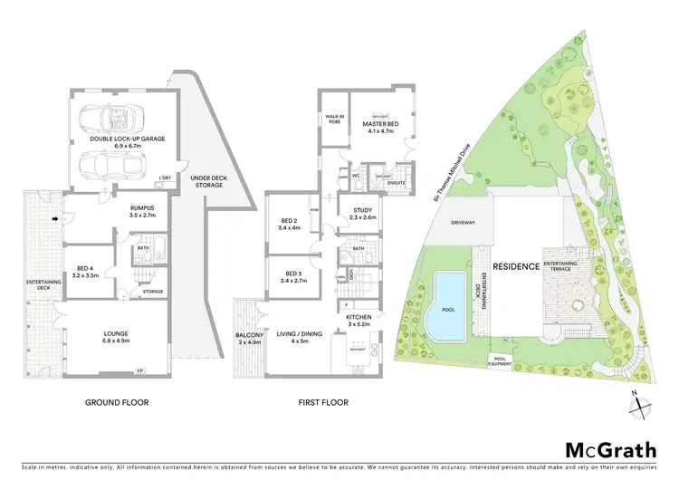 Floorplan of Homely house listing, 94 Sir Thomas Mitchell Drive, Davidson NSW 2085