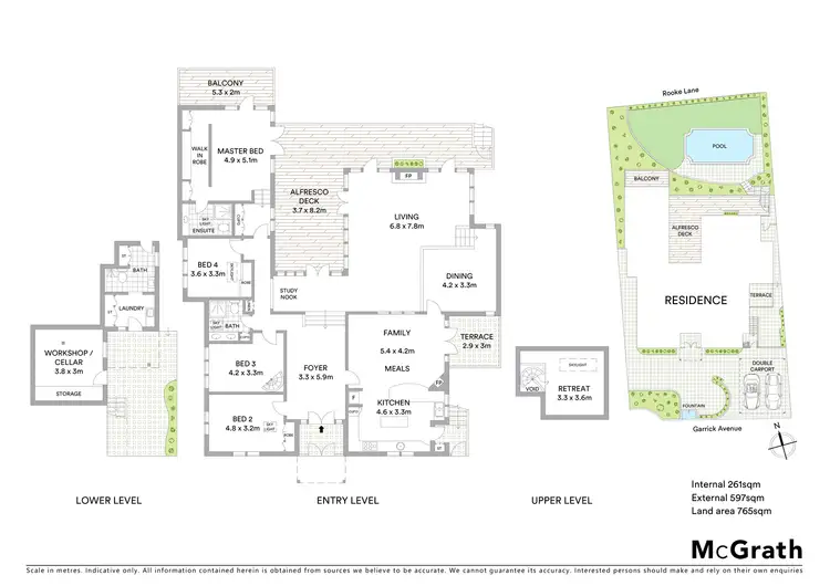 Floorplan of Homely house listing, 2 Garrick Avenue, Hunters Hill NSW 2110