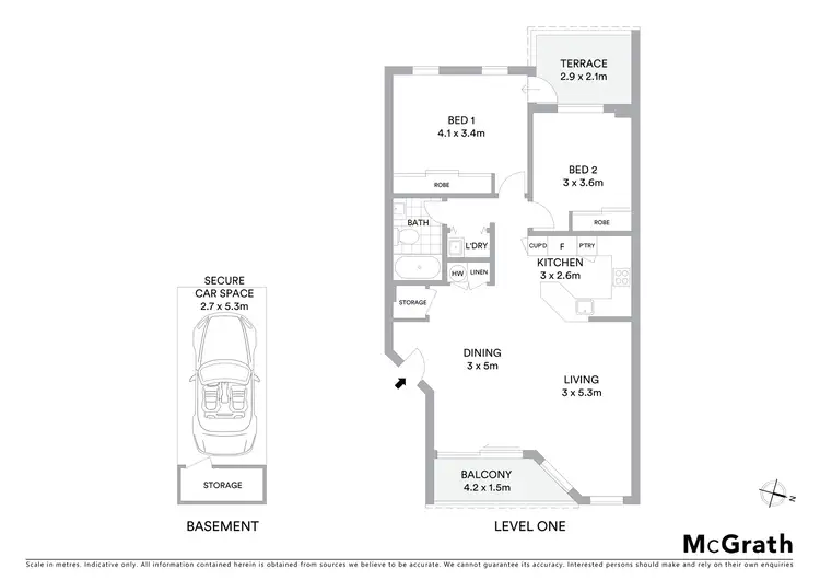 Floorplan of Homely apartment listing, 70/69 Allen Street, Leichhardt NSW 2040