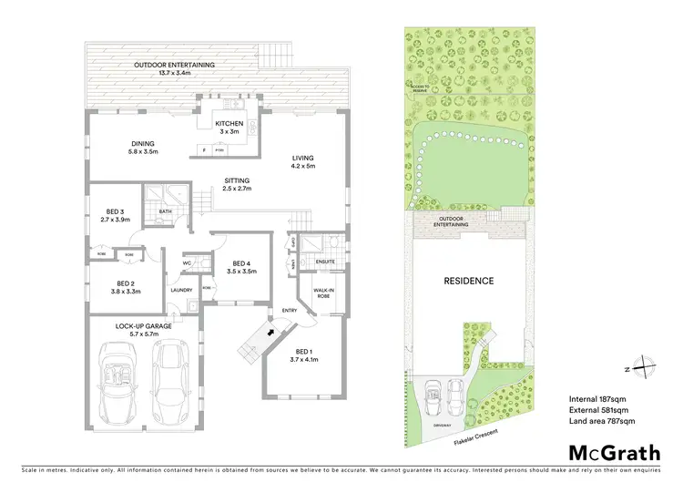 Floorplan of Homely house listing, 45 Flakelar Crescent, Terrigal NSW 2260