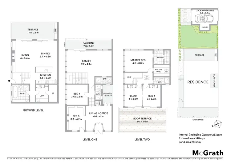 Floorplan of Homely house listing, 66 Evans Street, Rozelle NSW 2039