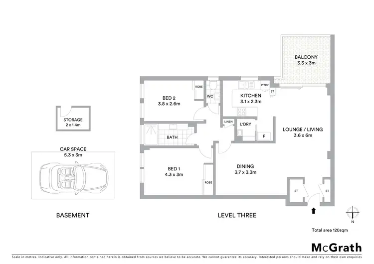 Floorplan of Homely apartment listing, 15/24 Parramatta Street, Cronulla NSW 2230