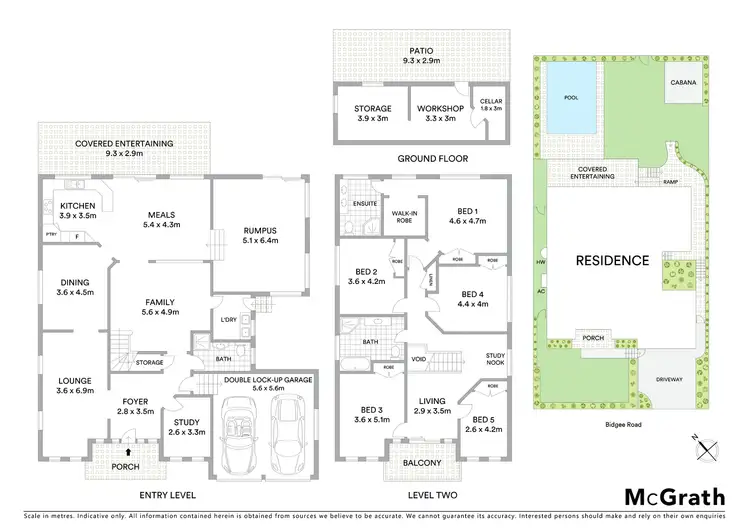 Floorplan of Homely house listing, 9 Bidgee Road, Ryde NSW 2112