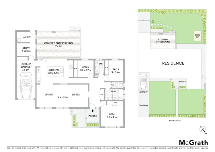 Floorplan of Homely house listing, 48 Elliott Avenue, East Ryde NSW 2113