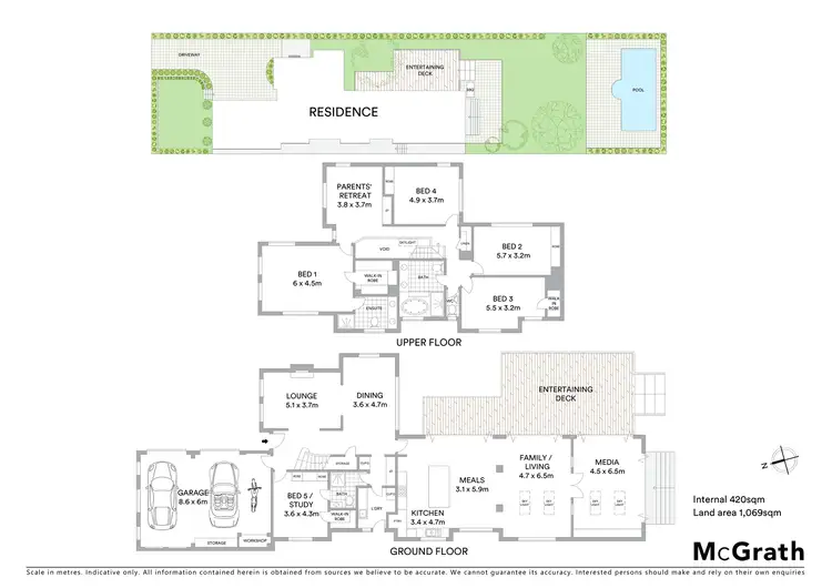 Floorplan of Homely house listing, 147 Boundary Road, Wahroonga NSW 2076