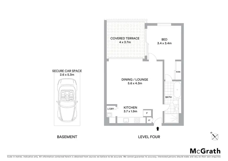 Floorplan of Homely apartment listing, 1406/2 Sterling Circuit, Camperdown NSW 2050