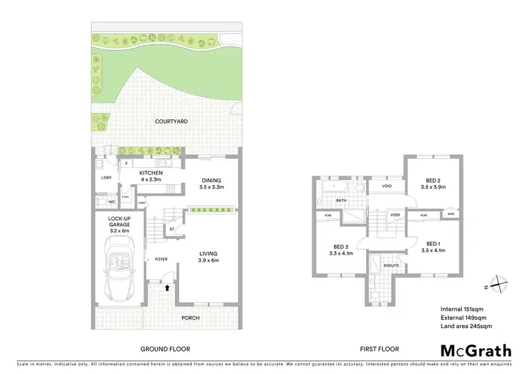 Floorplan of Homely townhouse listing, 13/15 Koolang Road, Green Point NSW 2251
