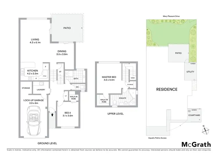Floorplan of Homely townhouse listing, 4/14-22 Mary Pleasant Drive, Birkdale QLD 4159