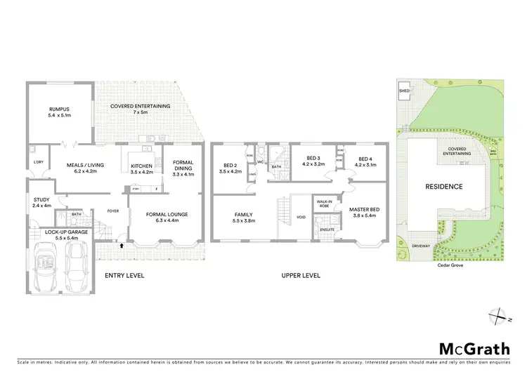 Floorplan of Homely house listing, 13 Cedar Grove, Castle Hill NSW 2154