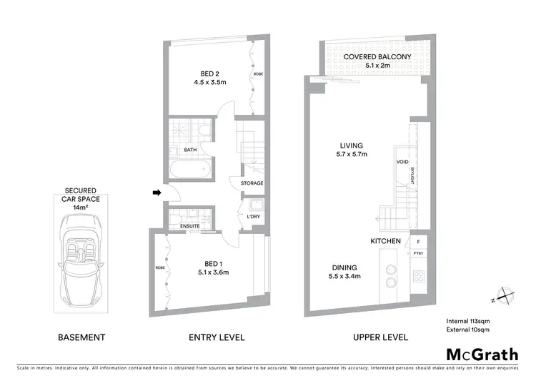 Floorplan of Homely apartment listing, 114/431 Bourke Street, Surry Hills NSW 2010