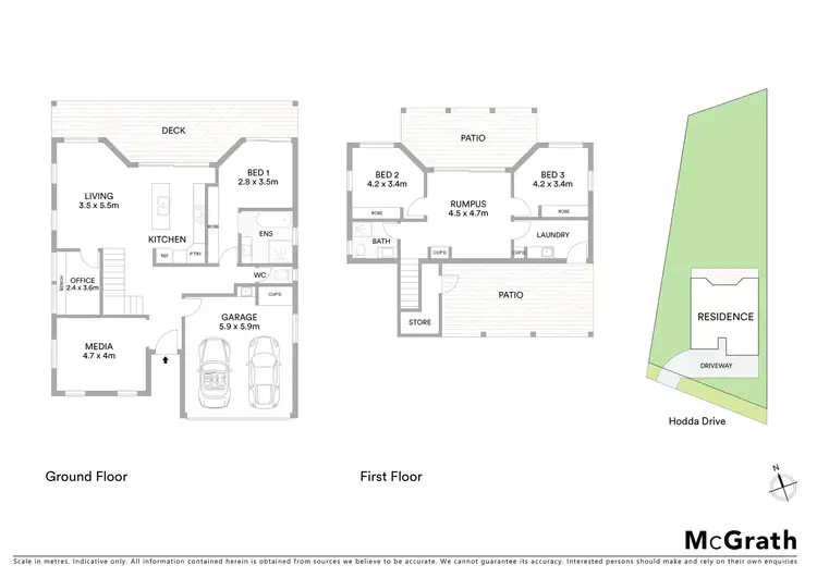 Floorplan of Homely house listing, 17 Hodda Drive, Kawana QLD 4701