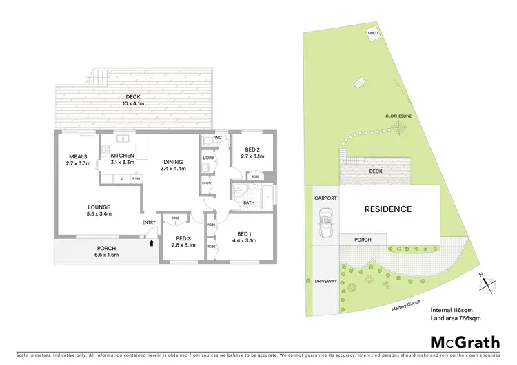 Floorplan of Homely house listing, 26 Martley Circuit, Calwell ACT 2905