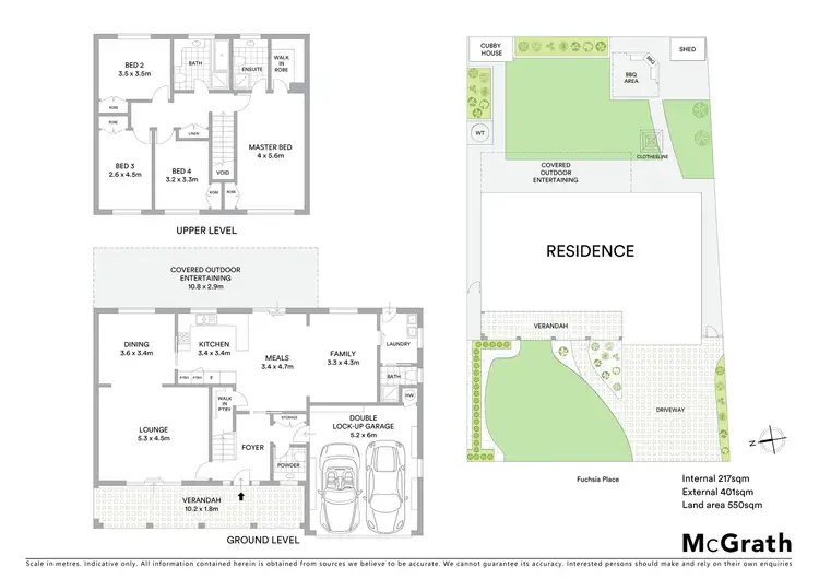 Floorplan of Homely house listing, 3 Fuchsia Place, Bossley Park NSW 2176