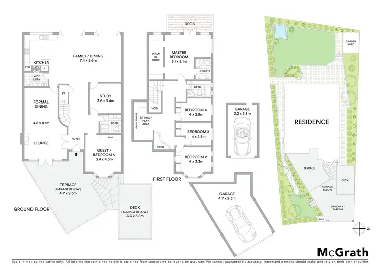 Floorplan of Homely house listing, 34 Pearl Bay Avenue, Mosman NSW 2088