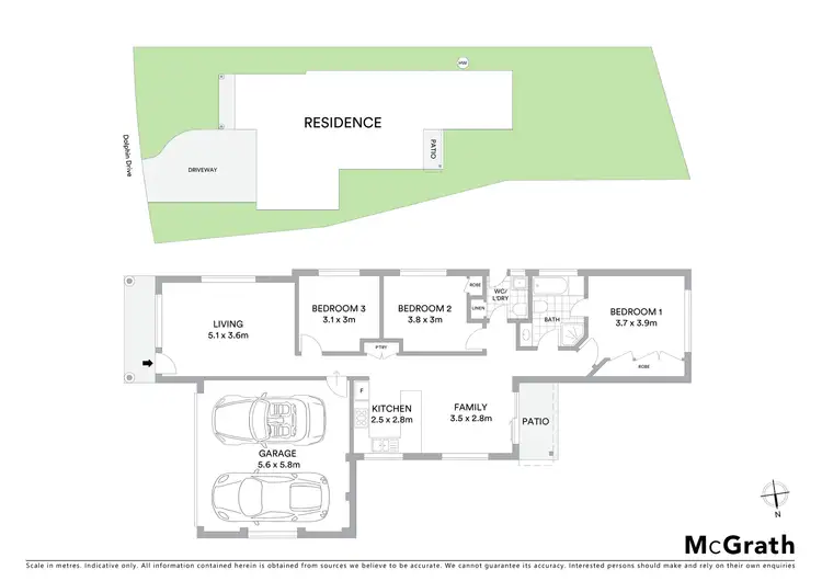 Floorplan of Homely house listing, 5 Dolphin Drive, Toormina NSW 2452