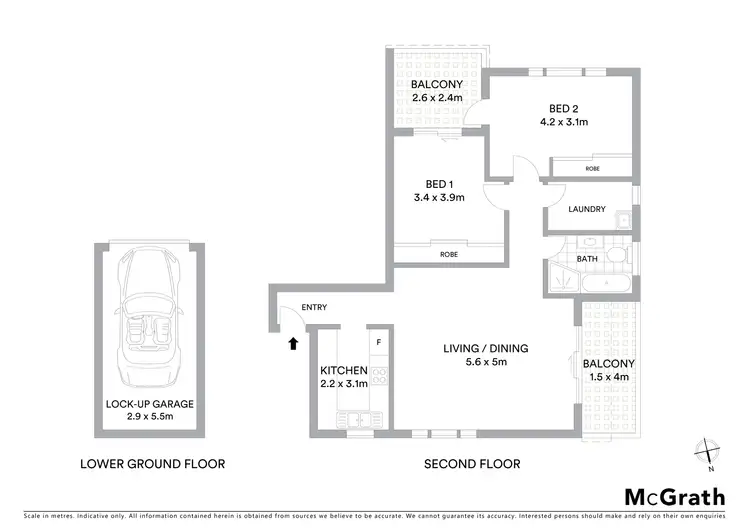 Floorplan of Homely apartment listing, 27/8 Hixson Street, Bankstown NSW 2200