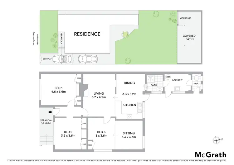 Floorplan of Homely house listing, 6 Brandon Street, Clovelly NSW 2031