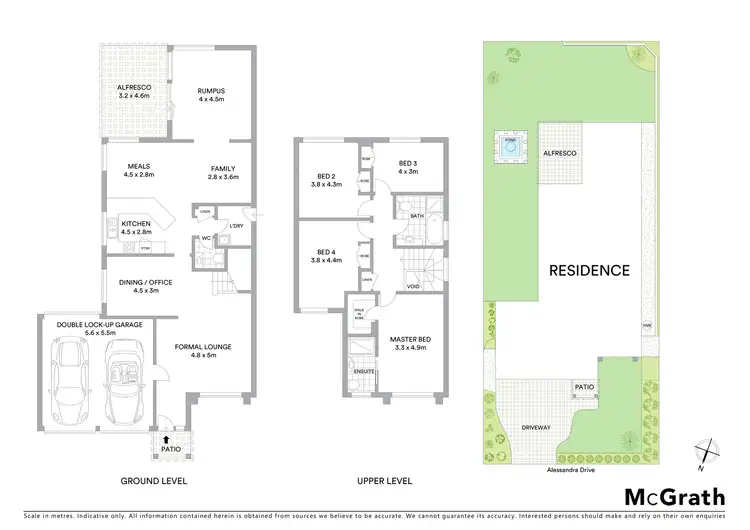 Floorplan of Homely house listing, Lot 40 Alessandra Drive, Kellyville NSW 2155
