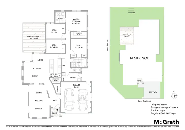 Floorplan of Homely house listing, 11 Dame Zara Street, Gungahlin ACT 2912