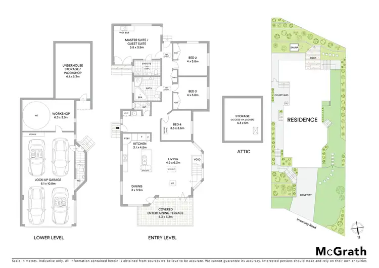 Floorplan of Homely house listing, 55 Irrawong Road, North Narrabeen NSW 2101