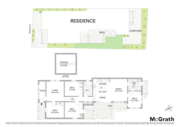 Floorplan of Homely house listing, 8 Crystal Street, Rozelle NSW 2039