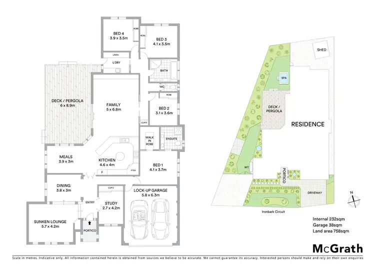 Floorplan of Homely house listing, 52 Ironbark Circuit, Jerrabomberra NSW 2619