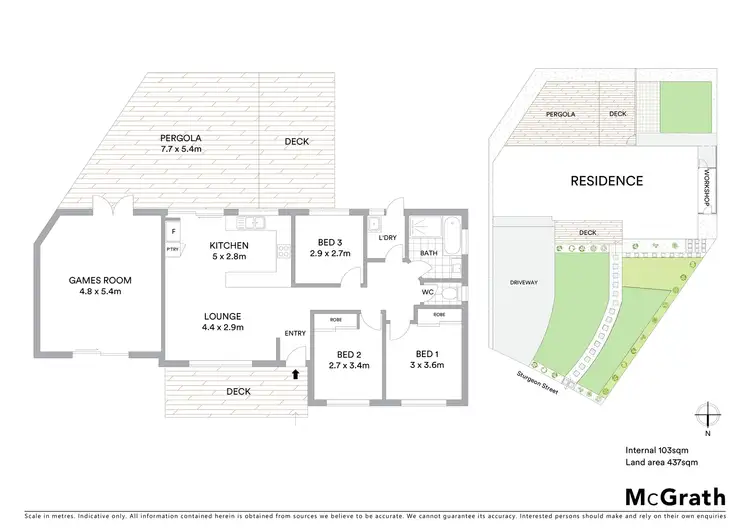 Floorplan of Homely house listing, 1/6 Sturgeon Street, Conder ACT 2906