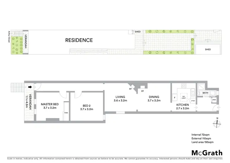 Floorplan of Homely house listing, 43 Arthur Street, Leichhardt NSW 2040