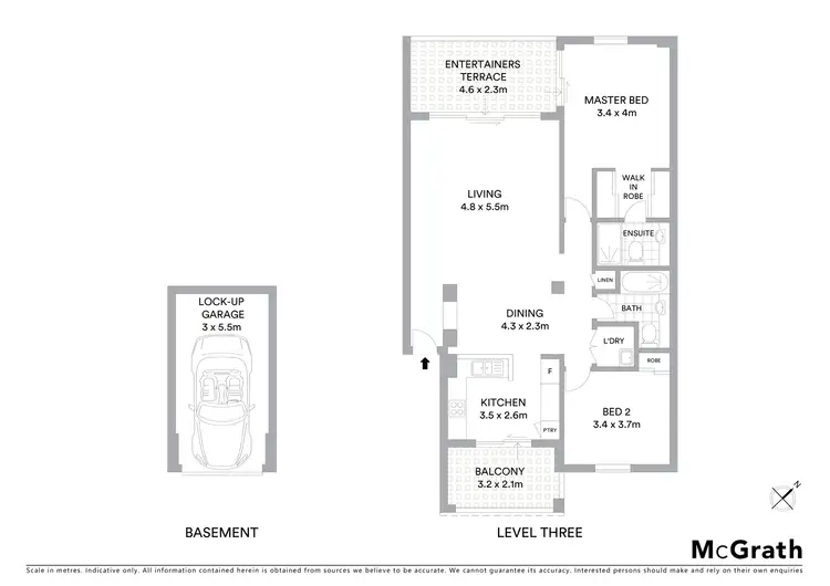Floorplan of Homely apartment listing, 306/4 The Piazza, Wentworth Point NSW 2127