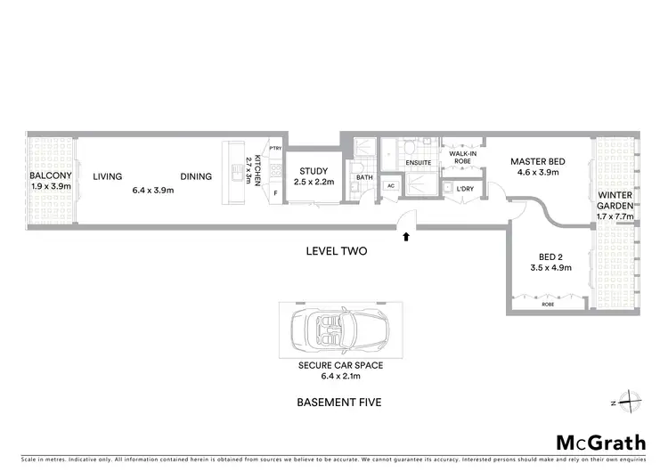 Floorplan of Homely apartment listing, 8/60 William Street, Woolloomooloo NSW 2011