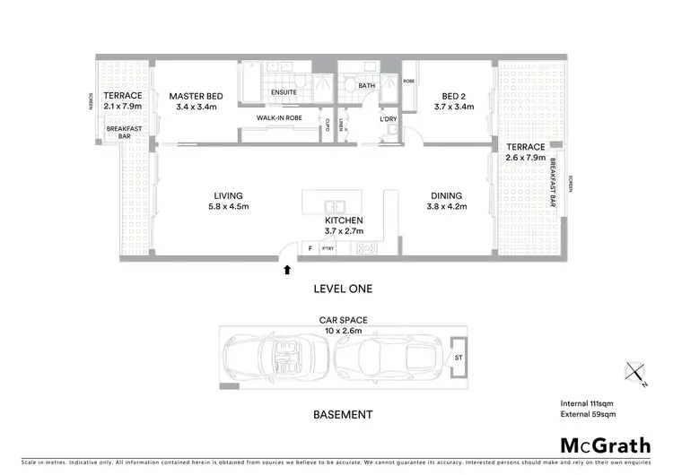 Floorplan of Homely apartment listing, 1303/1 Sunset Avenue, Paradise Point QLD 4216