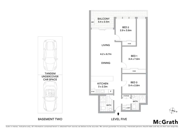 Floorplan of Homely apartment listing, 523/1 Moreland Street, Footscray VIC 3011