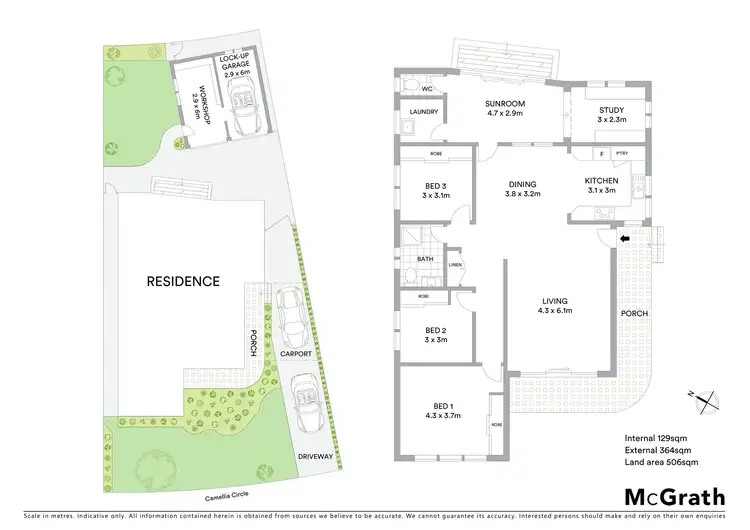 Floorplan of Homely house listing, 32 Camellia Circle, Woy Woy NSW 2256
