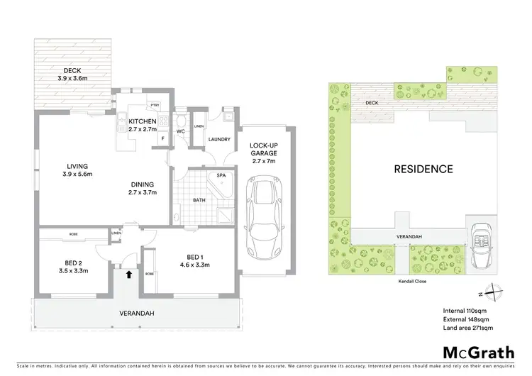 Floorplan of Homely townhouse listing, 7 Kendall Close, Hamlyn Heights VIC 3215