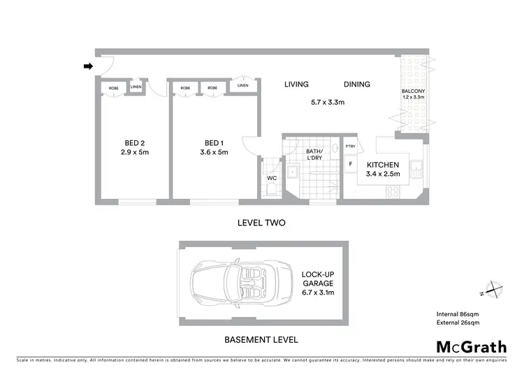 Floorplan of Homely apartment listing, 7/383 Bowen Terrace, New Farm QLD 4005